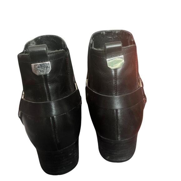 Marc Fischer LTD Rayna Black Ankle Moto/Chelsea Boots size 8.5 - Picture 4 of 5